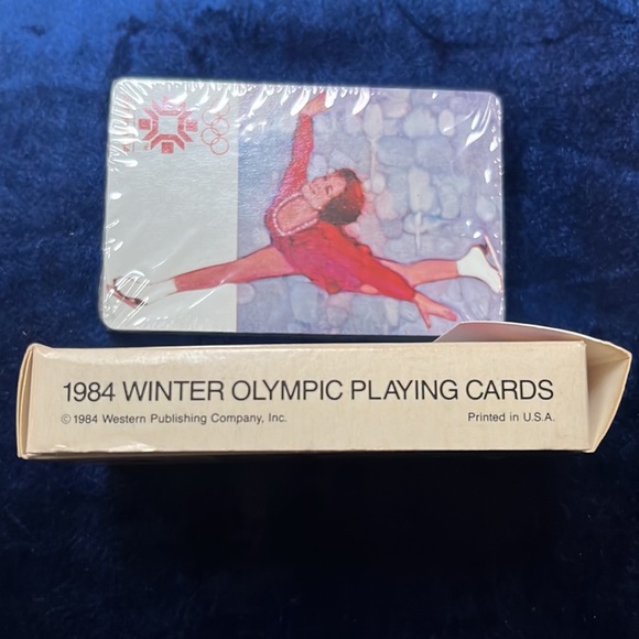 Sarajevo 1984 Olympics Playing Cards Sealed in Package Figure Skater - Picture 9 of 10